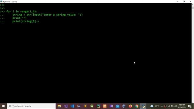 How to create a Program to Capitalize the First Character of a String using Python language смотреть онлайн
