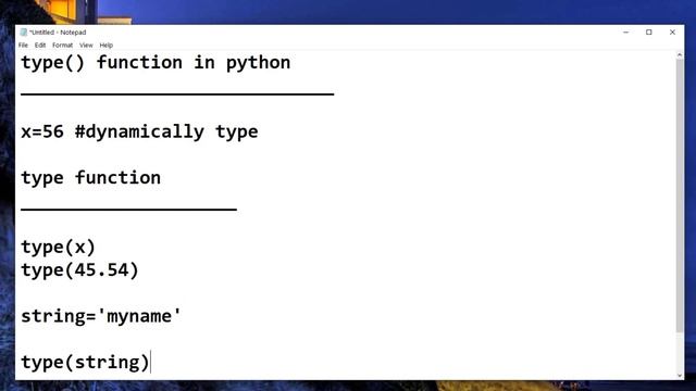 Type function in python | Python Tutorial #11 смотреть онлайн