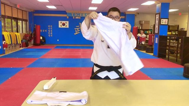 Tiger Tip #11- How To Fold Your Taekwondo Uniform (Dobok)