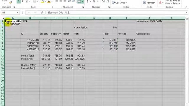 Excel 2013: Modify Fonts смотреть онлайн