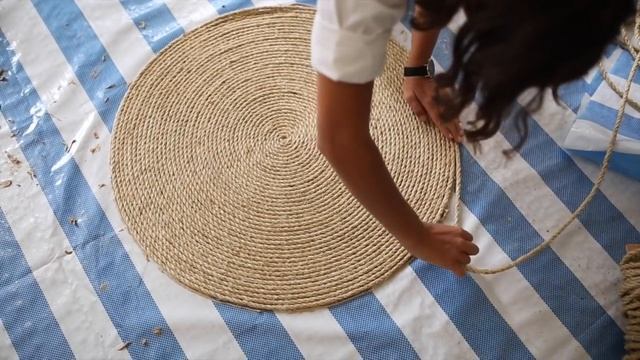 DIY Round Rope Rug смотреть онлайн