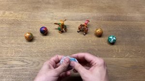 Набор из 6 Бакуган - Bakugan Unbox and Brawl Pack. Фьюжен Бакуганы распаковка.