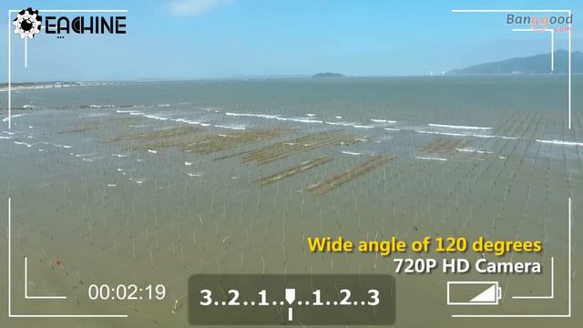 Eachine E58 WIFI FPV With 2MP Wide Angle Camera High Hold Mode Fold-able RC Drone Quadcopter RTF смотреть онлайн