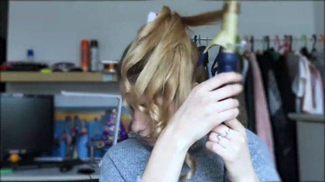 Лайфхаки для волос.Делаем кудри за 2 минуты. смотреть онлайн