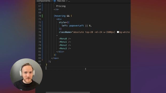Make an Animated Menu like Stripe with React, Tailwind, and AI смотреть онлайн