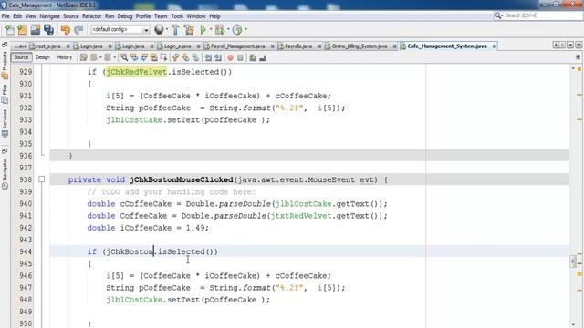 How to Create Cafe Management Systems in Java NetBeans - Tutorial 3 смотреть онлайн