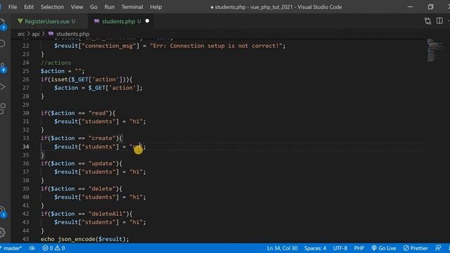 #12 Create Read API Student Info | Student's Dashboard | VUE JS and PHP #vue_js_with_php #axios смотреть онлайн