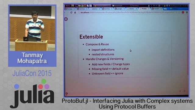 Tanmay Mohapatra: Interfacing Julia with Complex systems using Protocol Buffers смотреть онлайн