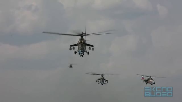 Стрельбы Ка-52 и Ми-24