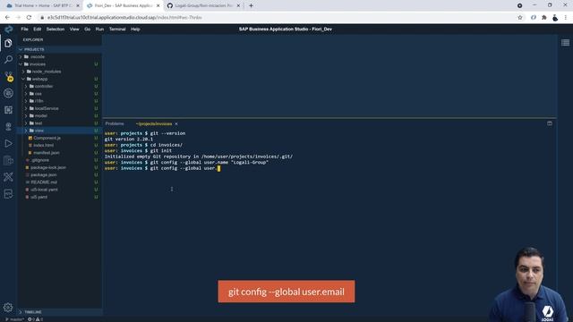 10/20 Repositorio Git Configuración y Uso - Desarrollo de aplicaciones FIORI con SAPUI5 en SAP BAS смотреть онлайн