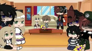 Past Afton family react to "Project" || Michael x Ennard/Noah || GC || Fnaf || INREX || My AU