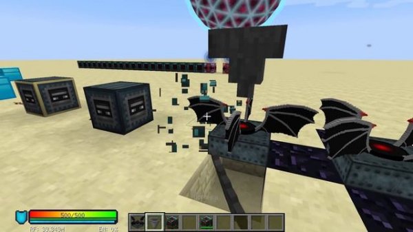 Зарядник предметов и генератор частиц в Draconic Evolution