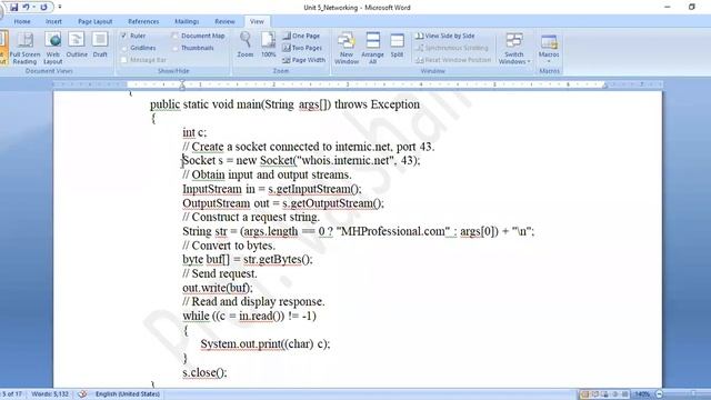 41 Java Networking TCPIP Client Socket смотреть онлайн