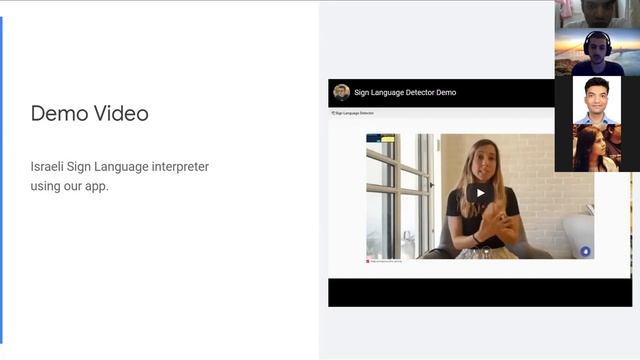 Real- Time Sign Language Detection for Video Conferencing Applications. смотреть онлайн