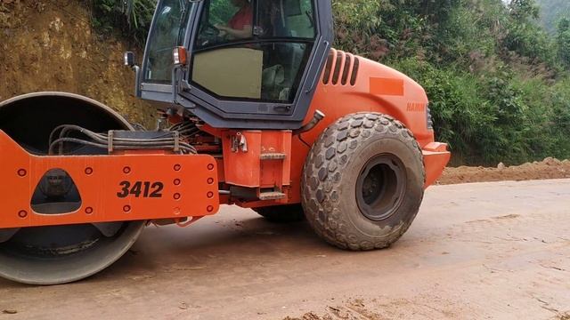 Lu HAMM 3412 lu lèn lớp K98 nền đường đắp . смотреть онлайн