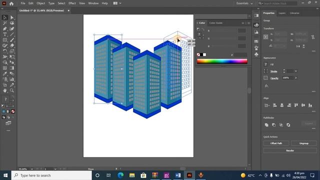 Perspective Grid Tool-Adobe Illustrator 2020 смотреть онлайн