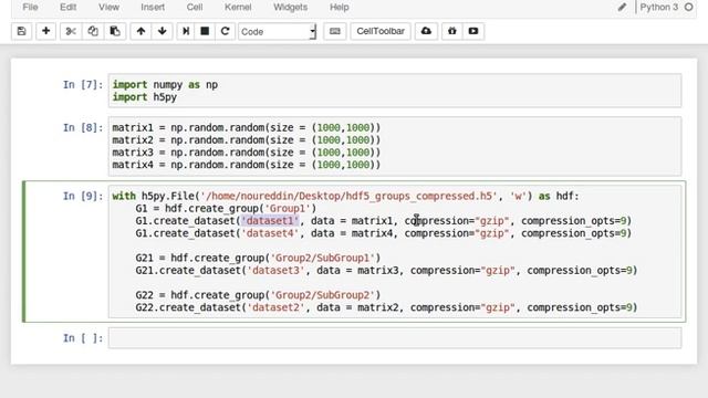 7/10- HDF5 with Python: Data Compression in HDF5 Files смотреть онлайн