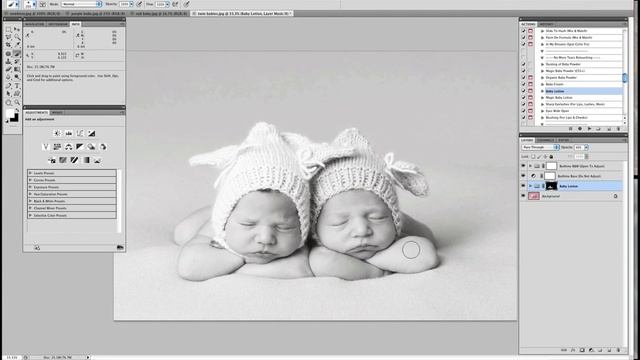 Newborn Necessities Photoshop Actions смотреть онлайн