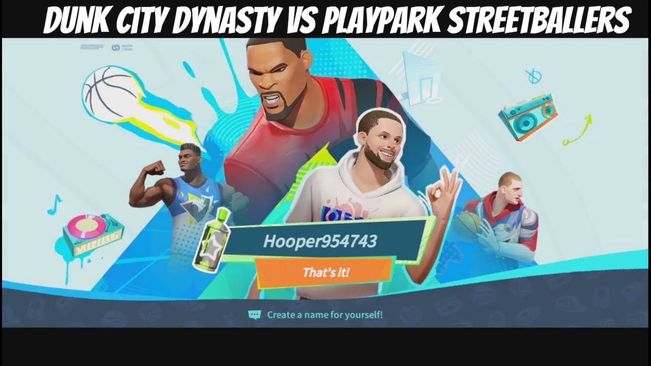 Dunk City Dynasty VS PlayPark Streetballers new android games смотреть онлайн