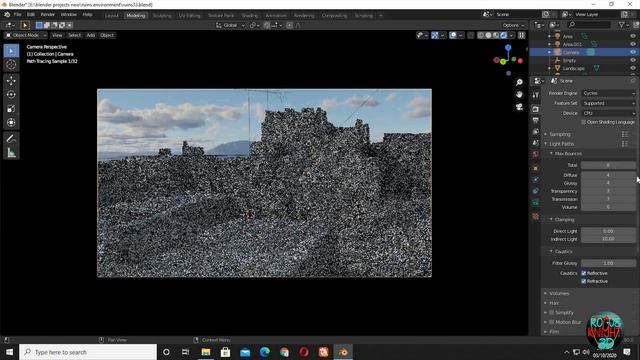 How to make Ruins in Blender || Ancient Ruins Environment Blender || Blender Environment tutorial смотреть онлайн