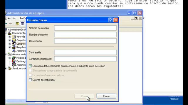 Windows Xp - Alta de usuarios смотреть онлайн