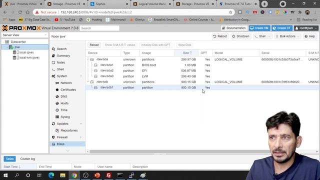 Proxmox Storage Explained // Add Hard Drive and configure LVM-Thin 2022 смотреть онлайн