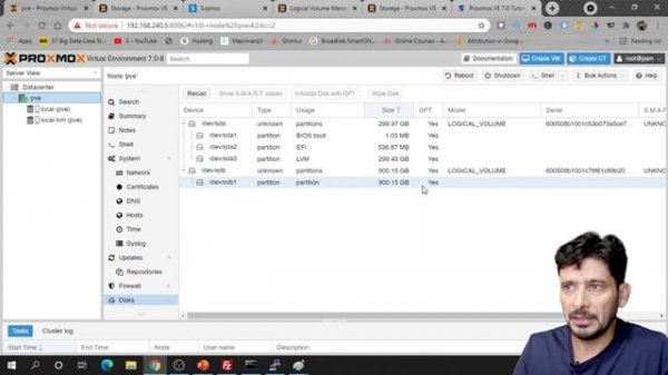 Proxmox Storage Explained // Add Hard Drive and configure LVM-Thin 2022