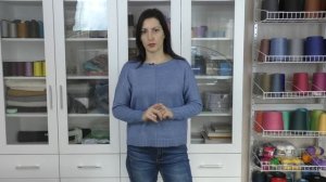 Джемпер со спущенным плечом  на вязальной машине . Часть 1 .