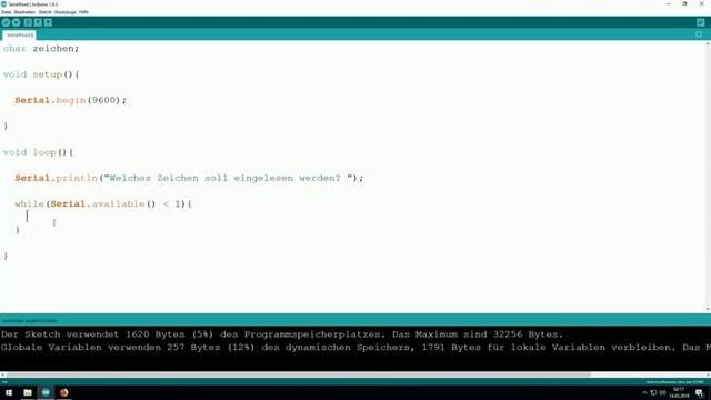 Arduino Tutorial (Deutsch) | Serial Read - Zeichen lesen смотреть онлайн