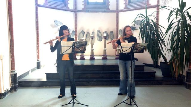 Georg Philipp Telemann (1681 - 1767), flute duo in B-flat major from " Six duos for two flutes " смотреть онлайн