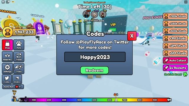 ALL NEW WORKING CODES FOR FLY RACE 2023! ROBLOX FLY RACE CODES смотреть онлайн