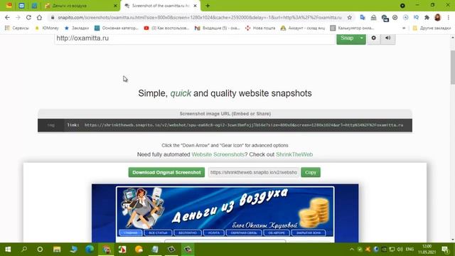 Как сделать скриншот страницы сайта целиком смотреть онлайн