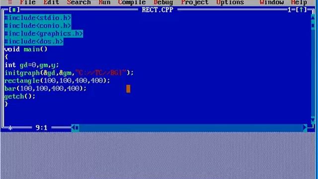 C Graphics Programming Tutorials For Beginners #7 Rectangle and Bar in [ Hindi English Urdu ] смотреть онлайн