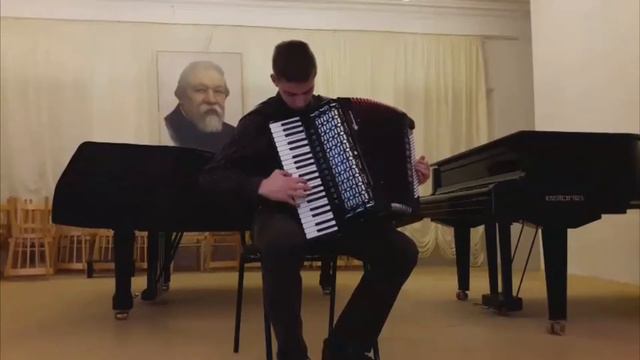 Казачок обр. Н.Ризоля, Смуглянка А.Новикова на аккордеоне. смотреть онлайн