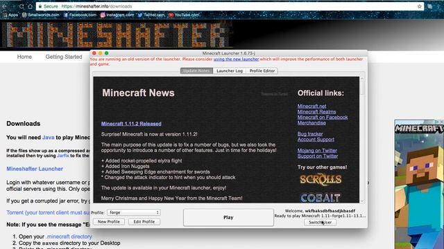 Minecraft 1.11.2 | Free Download + Link + Tutorial | (WORKING) | MAC OS смотреть онлайн