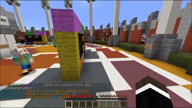 Minecraft: 1.6.4 HIDE AND SEEK Server Mini-game смотреть онлайн