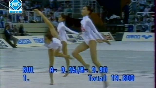 1985 Rhythmic Gymnastics World Championships AA Indiv + Groups