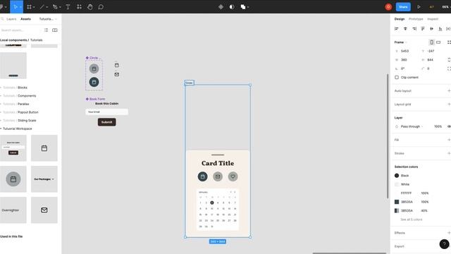 Create A Draggable Slide Up Action Card In Figma Using Auto Layout - Figma Tutorial смотреть онлайн