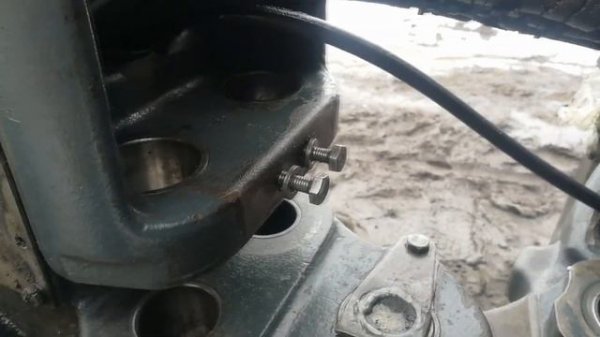 снятие и разборка поворотных цилиндров terex 860