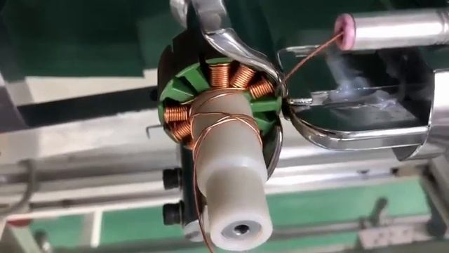 Процесс обмотки ротора электродвигателя ? смотреть онлайн