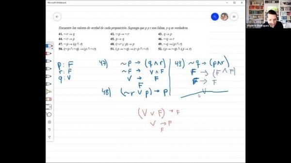 3.3 Proposiciones condicionales y circuitos. Ejercicios