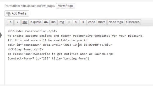 Guide #6: How to set Landing page - DW Page one page WordPress theme смотреть онлайн