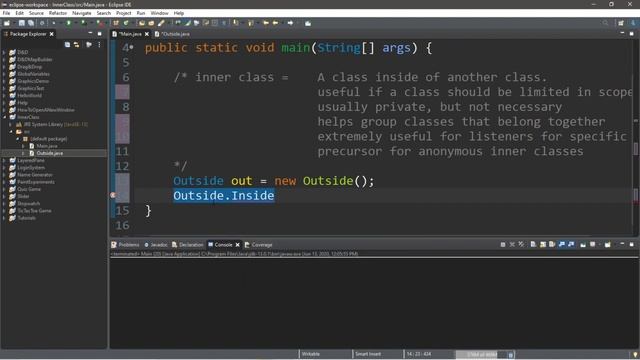 Java inner classes ?? смотреть онлайн