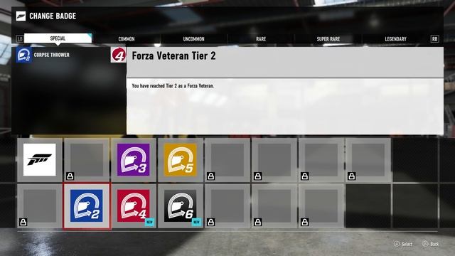 Forza Motorsport 7 - Change Badge, Options, Unlocks, Forza Veteran Tiers 1,2,3,4,5,6 Information XB смотреть онлайн