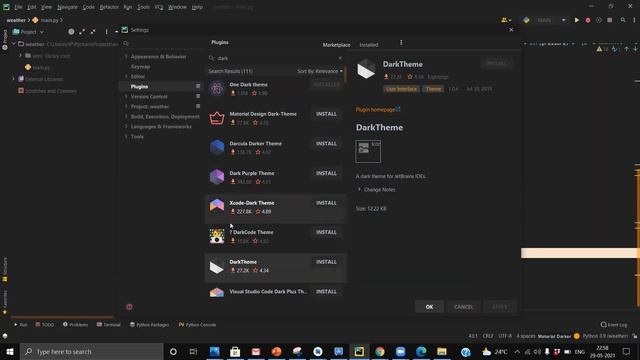 How to Change Theme in Pycharm смотреть онлайн