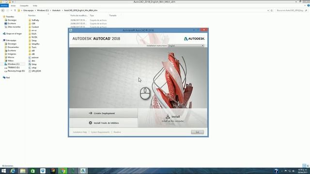 INSTALACION COMPLETA AUTOCAD 2018 смотреть онлайн