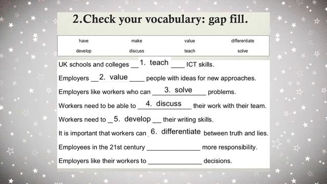 10 клас. Англійська мова. Jobs. Soft skills. Лексико-граматичні вправи смотреть онлайн