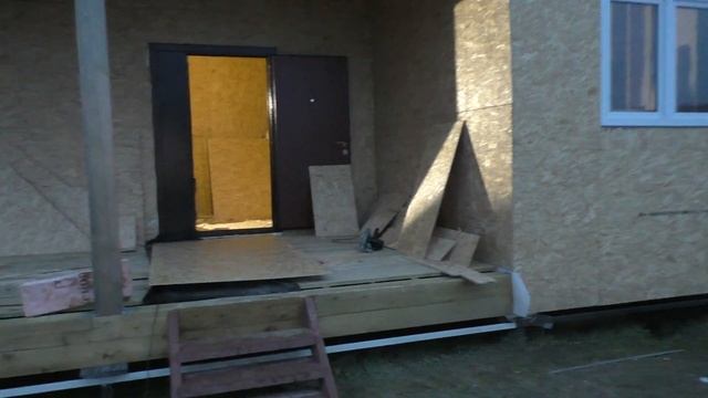 Хозпостройка. Часть 11. Утепление внутренних стен, обшивка ОСБ. смотреть онлайн