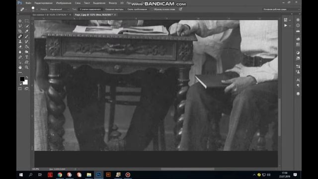 УРОКИ ФОТОШОПА: Ретушь старой фотографии смотреть онлайн