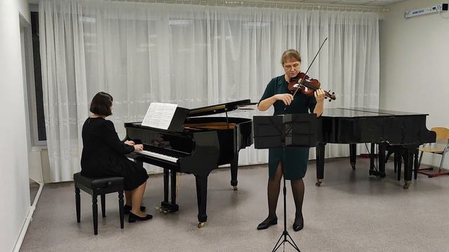 Э. Линдстром - "Французский счёт". Исполняют: Шевелёва Анастасия (фортепиано), Урсул Е.М. (скрипка) смотреть онлайн